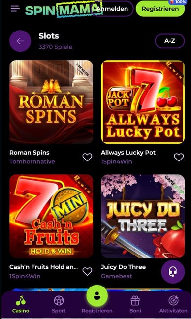 Spinmama Casino - Nowa Era Gier Online